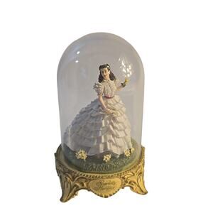 1993 Gone With The Wind Scarlett's Heritage Glass Dome Figurine CP37492 Lim Ed